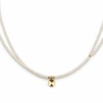 چوکر مهره ای دایره تراش آویز