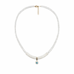 چوکر مهره ای چشم نظر سپید - Image 2