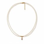 چوکر مهره ای نورا نارنجی - Image 2