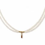 چوکر مهره ای نورا نارنجی