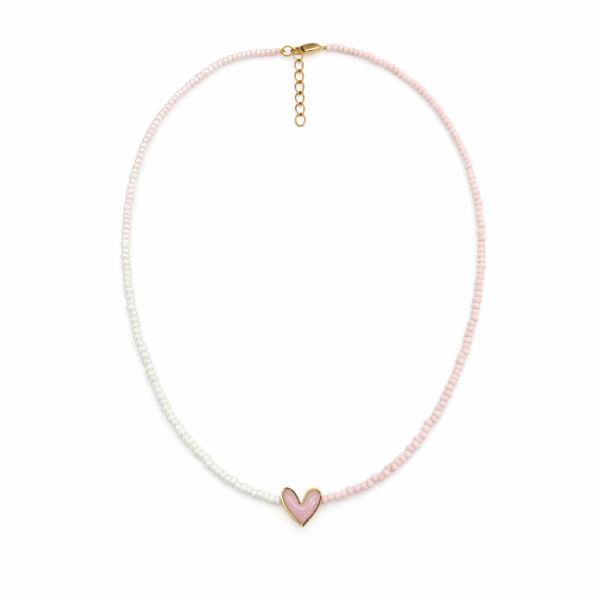 چوکر مهره ای قلب مینا - Image 2