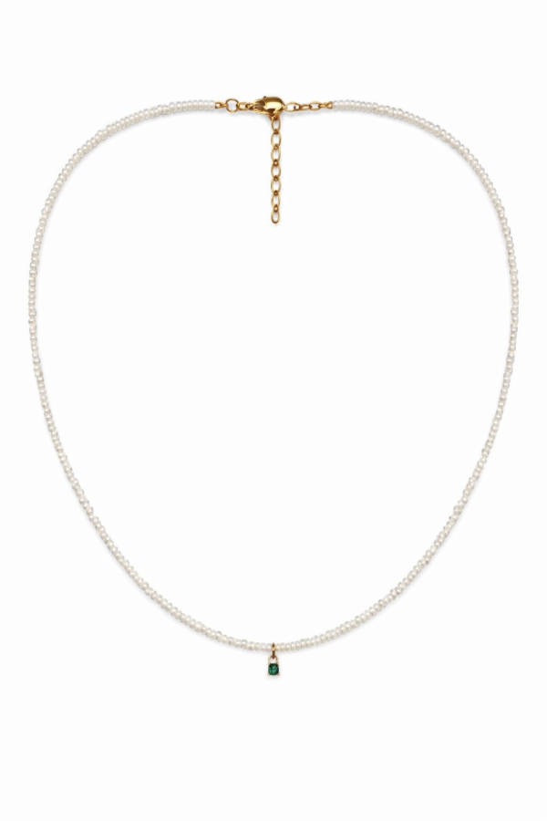 چوکر مهره ای تاینی گرین - Image 2