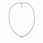 چوکر مهره ای گل نیلا بنفش - Image 2