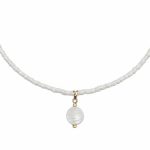 چوکر مهره ای قطره ی سپید