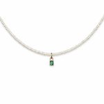 چوکر مهره ای تاینی گرین