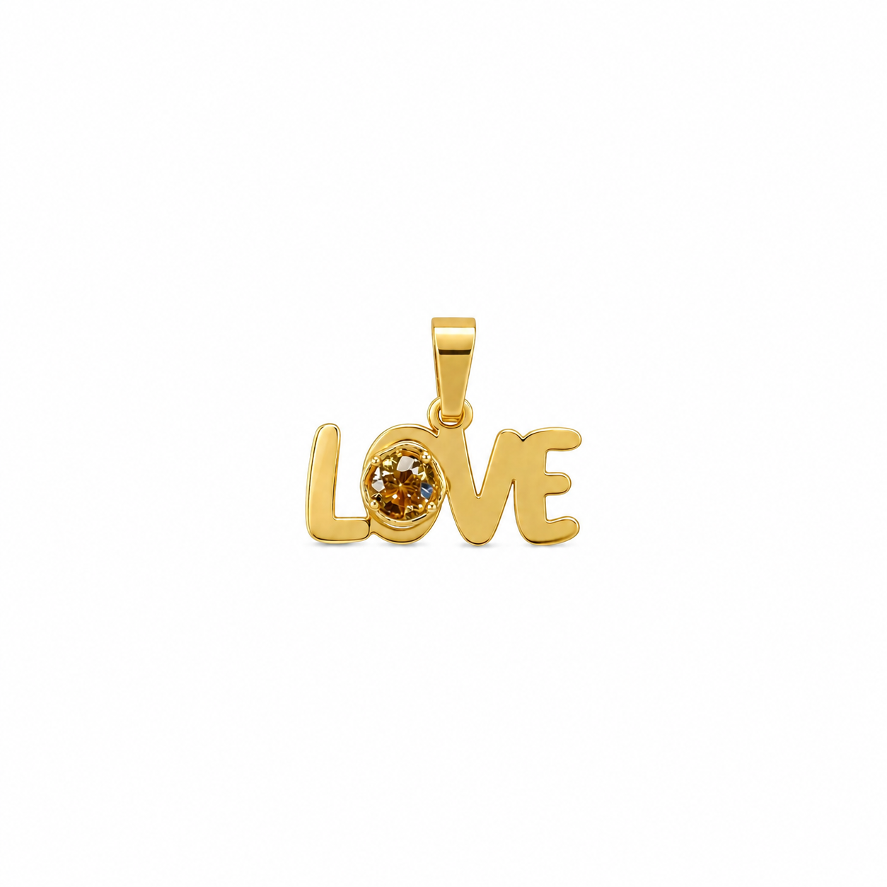 807E878E-7676-444E-BE03-3D0175A132AC پلاک طلا زنانه طرح Love - Image 1