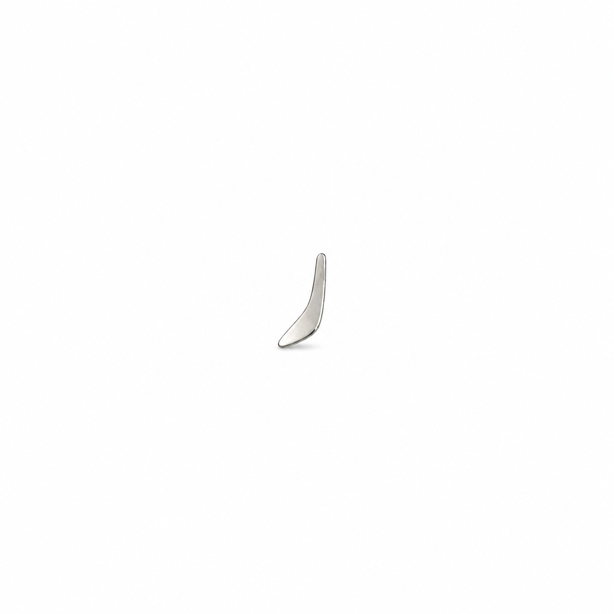 D8268644-EC52-41BC-B959-733C033A531D پلاک طلا سفید حرف ر - Image 1