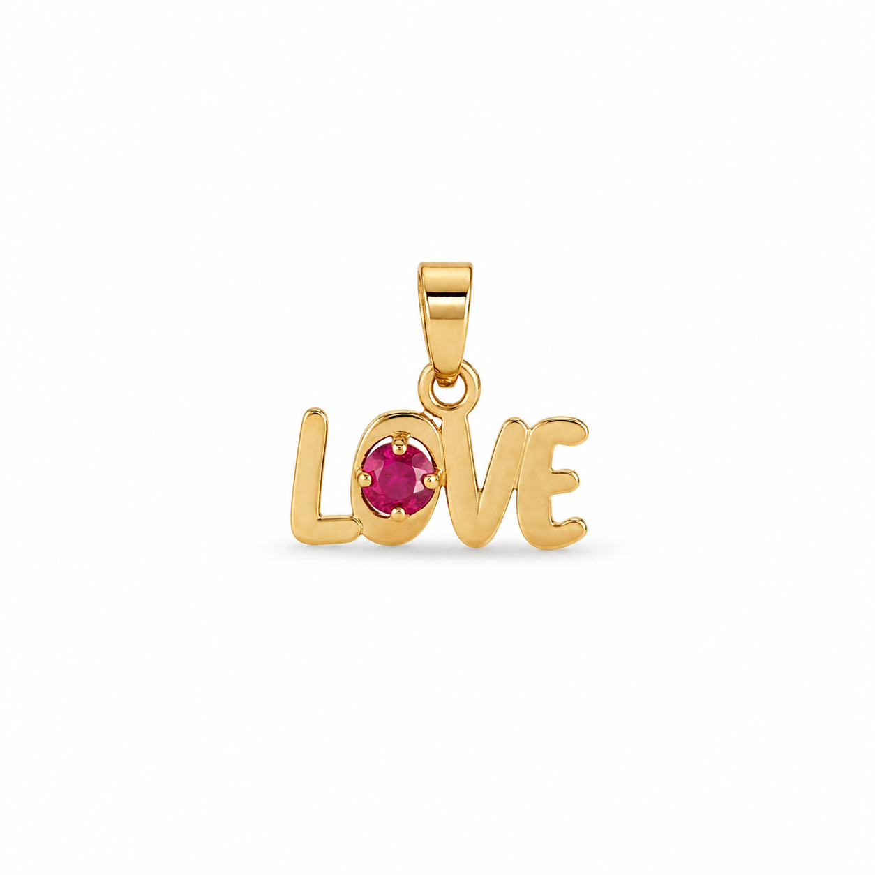 F28A903C-4582-4DA5-95FE-F2CB801DE737 پلاک طلا زنانه طرح Love - Image 1