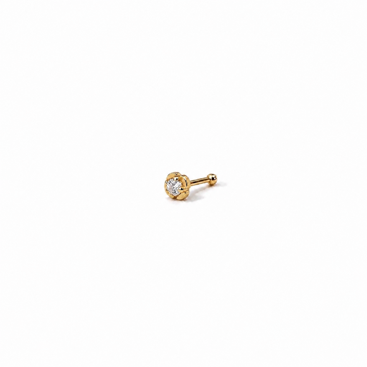 520B4BC5-DC5E-4709-AE47-C5A88CC16600 پیرسینگ بینی طلا طرح نگین - Image 1