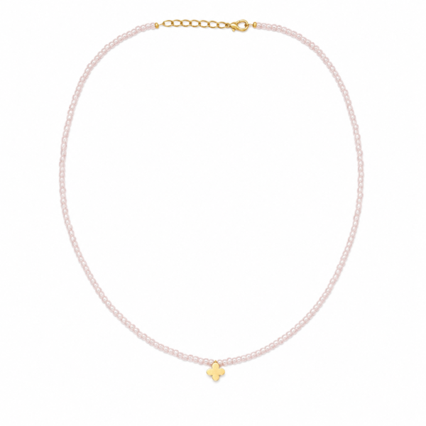 چوکر طلا طرح گل - Image 2